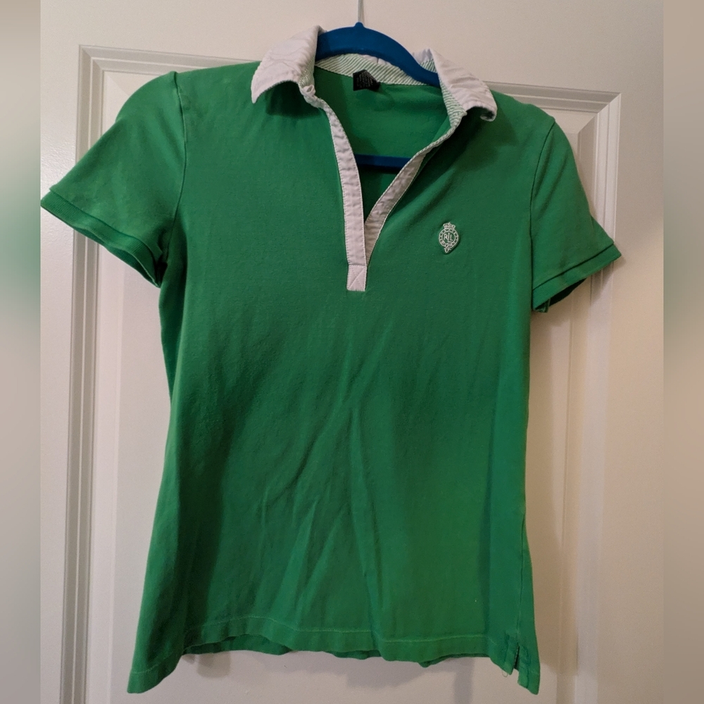Ralph Lauren Green Women's Polo Size S